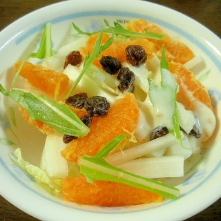 ☆白菜とオレンジのヨーグルトドレッシングサラダ☆